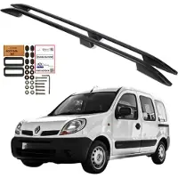 Erkul Dachreling RENAULT KANGOO 1999-2008 Schwarz Aluminium Solide Langlebig