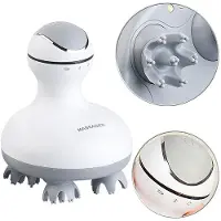 Newgen medicals Deluxe-3D-Kopf- & Körper-Massagegerät mit Akku-Betrieb & Ladestation