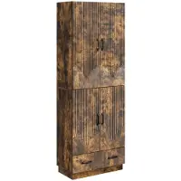Syfax Schrankset 2 pcs Geräucherte Eiche Holzwerkstoff