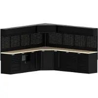 Feistos Werkstatteinrichtung EOS Blackline 31 Werkstattschrank L-Form