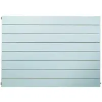 Purmo Design-Heizkörper „Narbonne VT“ 200 × 71,8 cm, Mittelanschluss in Verkehrsweiß (RAL 9016)
