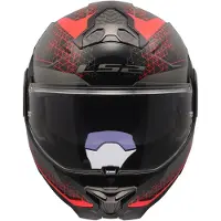 LS2 FF910 ADVANT II ASTRAL Klapphelm XL in rot/schwarz