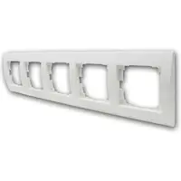 Kanlux S.A. LOGI Rahmen 5-Fach Horizontal Weiß