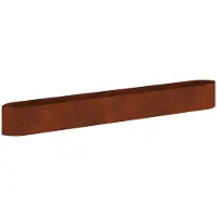 vidaXL Hochbeet im Garten Wetterfeststahl 380 x 40 x 40 cm Stahl