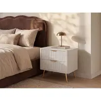 Vente-unique Nachttisch Elonaria Beige 63.2 cm