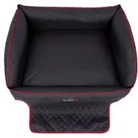 HOBBYDOG Autobett Royal Kofferraum - Schwarz R2