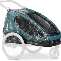 OEM Regenschutz für Fahrradanhänger und Buggy, atmungsaktiv, klappbar, leicht