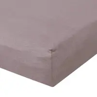 BETTWARENSHOP Jersey Spannbetttuch Ultra-Stretch 120x200 - 130x220 cm | aubergine - lila