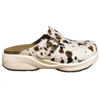 Xsensible Clog Damen Hibiscus Stretchwalker Off White Fantasy-Schuhgröße 42