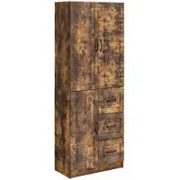 Syfax Schrankset 2 pcs Geräucherte Eiche Holzwerkstoff