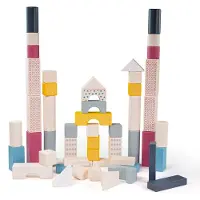 Bigjigs Toys Holzbausteine im Lager, 50dlg