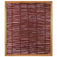 Tetzner & Jentzsch FAKO Weidengeflechtzaun mit umlauf. Rahmen 120 x 140 cm