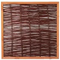 Tetzner & Jentzsch T&J FAKO Weidengeflechtzaun Sichtschutz, 120x120 cm
