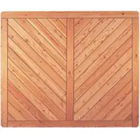Tetzner & Jentzsch T&J SKAGEN Sichtschutzzaun Lärche 1800 x 1500 mm