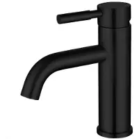 OEM Badezimmerwasserhahn - Auslaufhöhe 5,5 cm - Mischwasserhahn aus gebürsttem Edelstahl