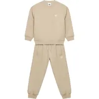 Adidas Originals Sweatset - Crew - Khaki Drei - - 6 Jahre (116) - Sweatsets
