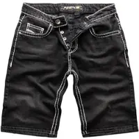 Rock Creek Shorts Jeansshorts dicke Naht Regular Fit