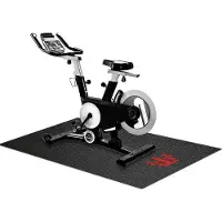 Markenlos Trainingsmat 36 x 72 x 6 mm - Antirutsch, wasserdicht, für Fitnessgeräte