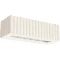 Sollux Wandleuchte Keramik RIGATA beige 1xE27 15W Keramik 10x12x34cm