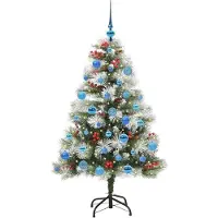 vidaXL Greta (mit LEDs und blauen Bällen)