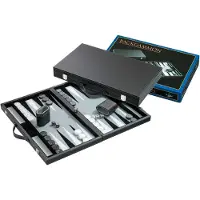 Philos Backgammon grau mittel 28x23,5 cm