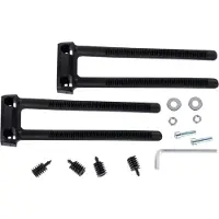 Contec Universal Bef.Mount.It 2X 140mmx50mm, Schwarz
