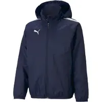Puma teamLIGA Allwetter Jacke Kinder peacoat/black 164