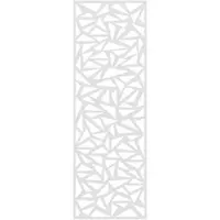 Traumgarten Sichtschutzzaun SYSTEM Designgitter TRIGON weiß Sichtschutz, 60x180 cm