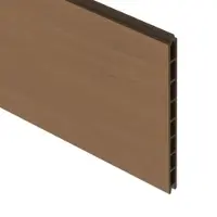 Traumgarten Sichtschutzzaun SYSTEM WPC XL Einzelprofil Mandel Sichtschutz Steckzaun Lamellenzaun