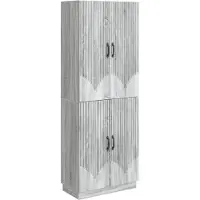 Syfax Schrankset 2 pcs Grau Sonoma Holzwerkstoff