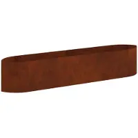 vidaXL Hochbeet im Garten Wetterfeststahl 220 x 40 x 40 cm Stahl