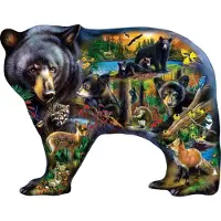 Masterpieces Puzzle Wildlife of the Woods 1000 Teile Waldtiere Puzzle