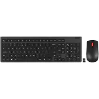 Lenovo 4X31N50746, Volle Größe (100%), Kabellos, RF Wireless, QWERTY, Schwarz, Maus enthalten