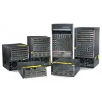 Cisco Catalyst C6509E-S32-10GE, gemanaged, 10/100/1000 Mbps, 10 Gbit/Sek, SNMP 1, RMON 1, RMON 2, RMON 3, RMON 9, Telnet, SNMP 3, SNMP 2c, HTTP, Ethernet, Fast Ethernet, Gigabit Ethernet, Schwarz