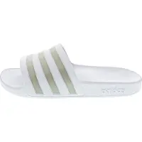 Adidas Adilette Aqua Core FTW Slides Badesandalen in Übergrößen Weiß EF1730 große Unischuhe, Größe:42