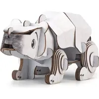 MierEdu 3D Puzzle Spielzeug Eisbär mit Soundeffekt für Kinder