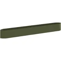 vidaXL Hochbeet im Garten Olive Grün 380 x 40 x 40 cm Stahl