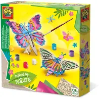 SES Creative Bastelset Holz-Schmetterlinge Verzieren