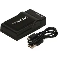Duracell Ladegerät mit USB Kabel für Olympus BLH-1