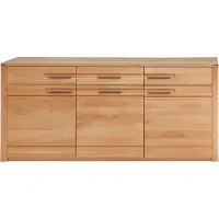 Innostyle Sideboard - 190 x 86 cm - 3 Türen - 3 Schubladen - Kernbuche teilmassiv