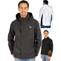 Valkental Reflektierende & Wasserdichte 3in1 Jacke Herren [Fleece Zipp-In & Verstaubare Kapuze] Geeignet als Winterjacke, Regenjacke & Fahrradjacke