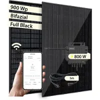 Vale Growatt Neo 800M-X, Geländer, 900 W, Schwarz, 2 Stück(e)