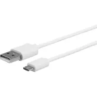 ESTUFF ES603007, 1 m, USB A, Micro-USB B, USB 2.0, Weiß