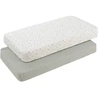 cambrass Calma 60x120x17 Cm Spannbettlaken Für Kinderbett 2 Einheiten