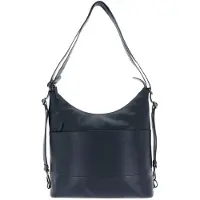 Leonhard heyden Leder Schultertasche Umhängetasche mit Laptopfach Hamburg Hobo Bag / Rucksack 7084 Marineblau dunkelblau