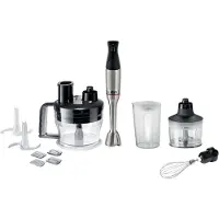 Bosch Mixer MSM6M871, SER6, Mixer, ErgoMaster, 1200 W, dynamische Geschwindigkeitsregelung, QuattroBlade System Pro, inklusive Mixer, Kchenmaschine, Messbecher, Zerkleinerer und Edelstahl-Schneebesen