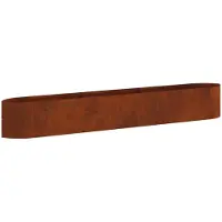 vidaXL Hochbeet im Garten Wetterfeststahl 300 x 40 x 40 cm Stahl