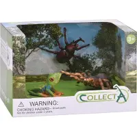 Collecta Set mit 3 handbemalten Wirbellosenfiguren