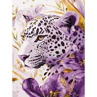 Ideyka Malen nach Zahlen – Violetter Raubvogel, Metallic –