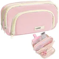 OEM Multifunktionales Etui für Kinder, Jugendliche und Studenten, 3-Fach-Organizer, wasserdicht, rosa